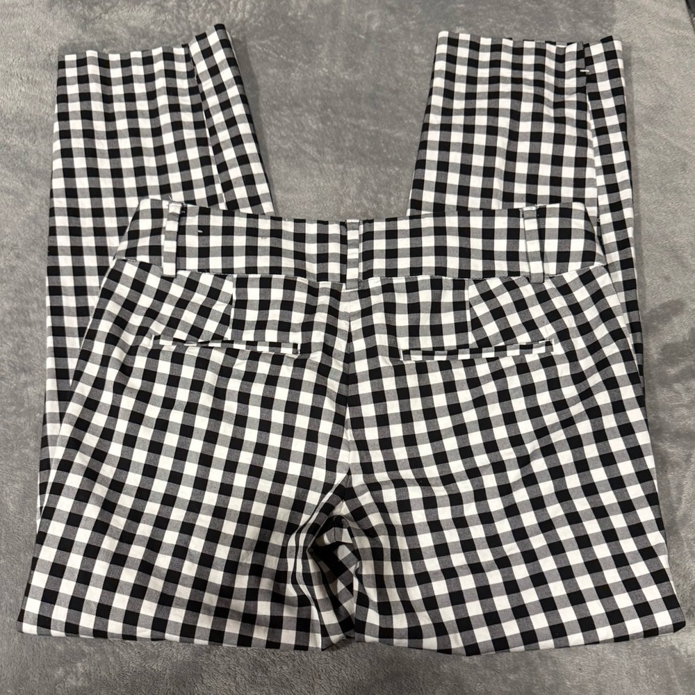 Ann Taylor Factory Black and White Checkered Pants - Picture 4 of 8